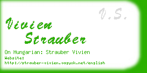 vivien strauber business card